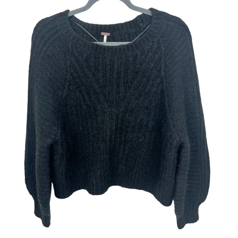 Free People Carter Pullover Black S